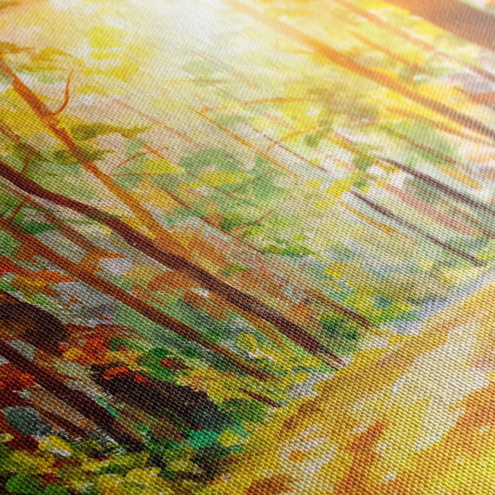 Landscape 026 Canvas Art 18" x 24" / 45 x 60 cm / Black