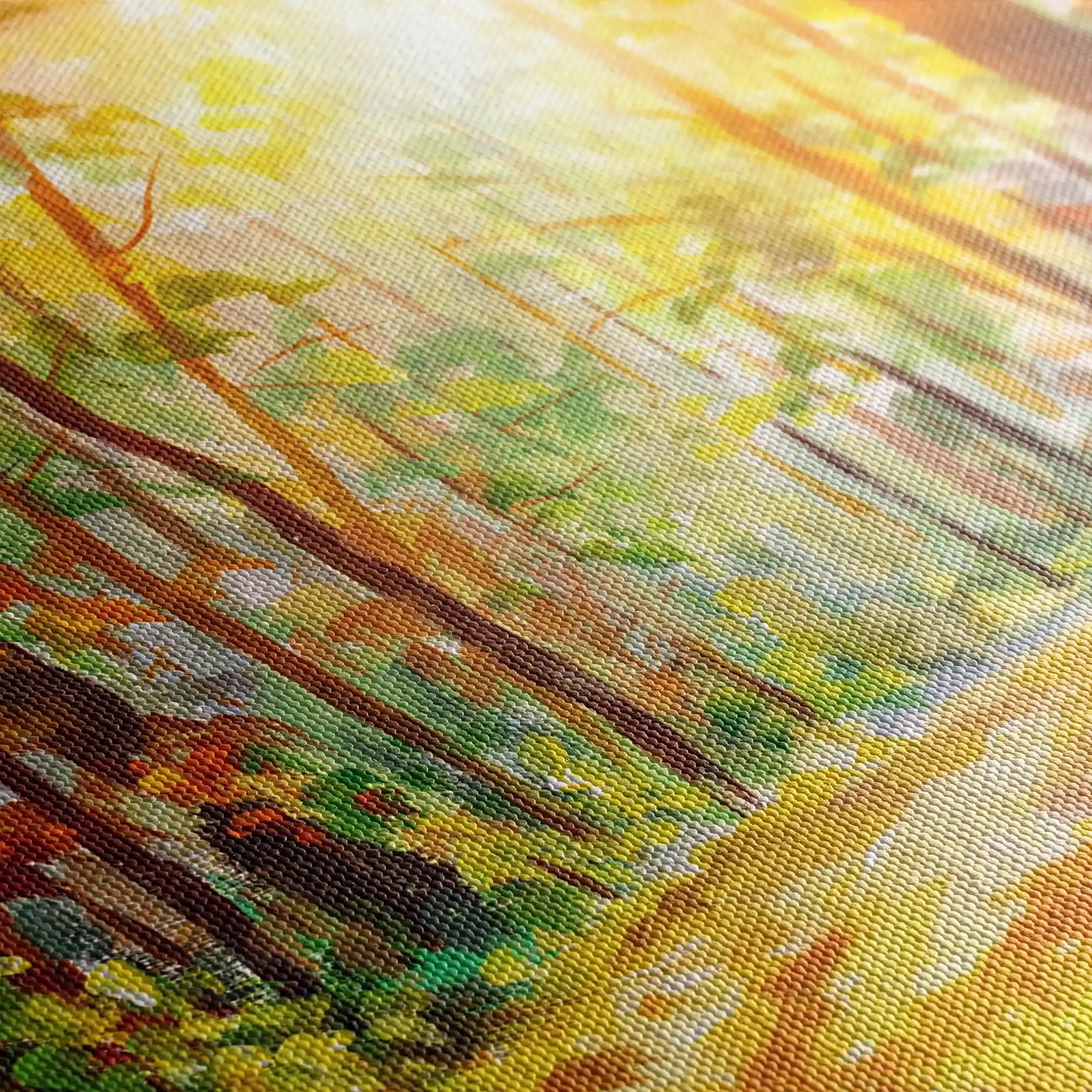 Landscape 026 Canvas Art 60 x 40 cm / Black
