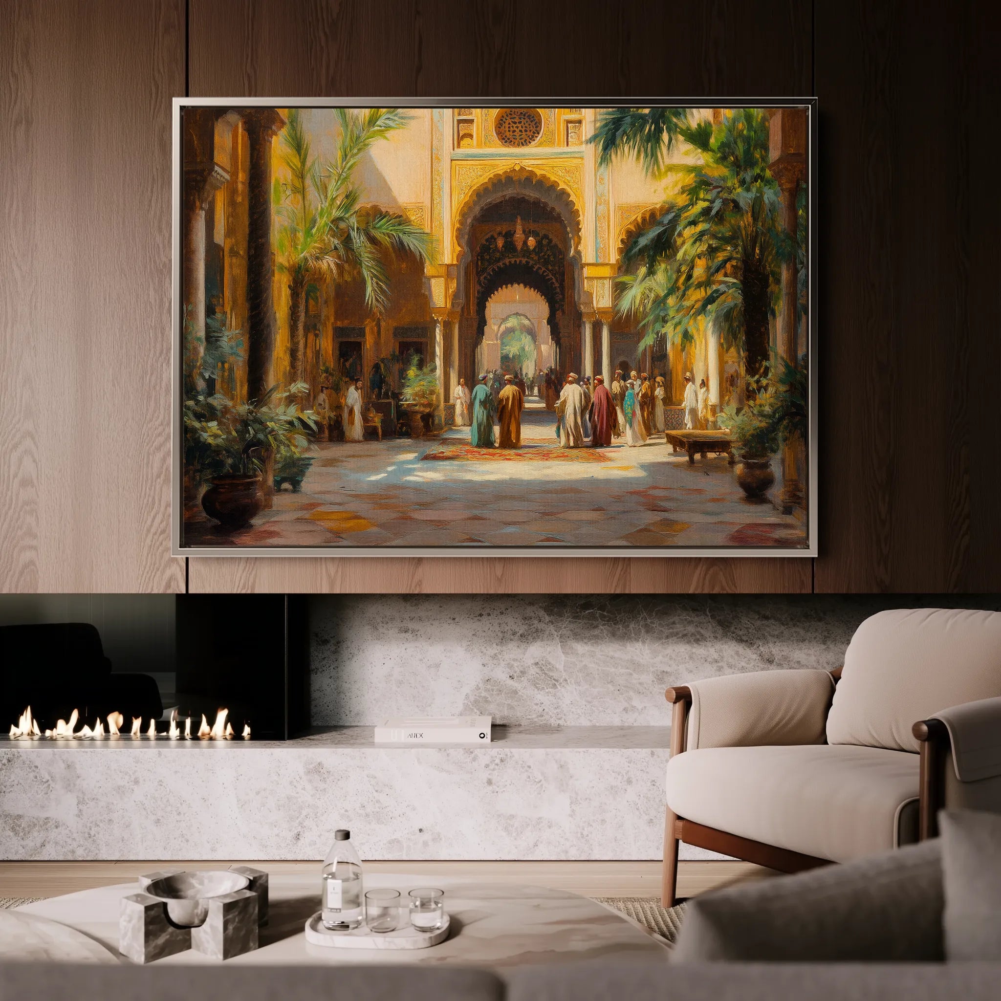 Orientalist 026 Canvas Art 18" x 24" / 45 x 60 cm / Black