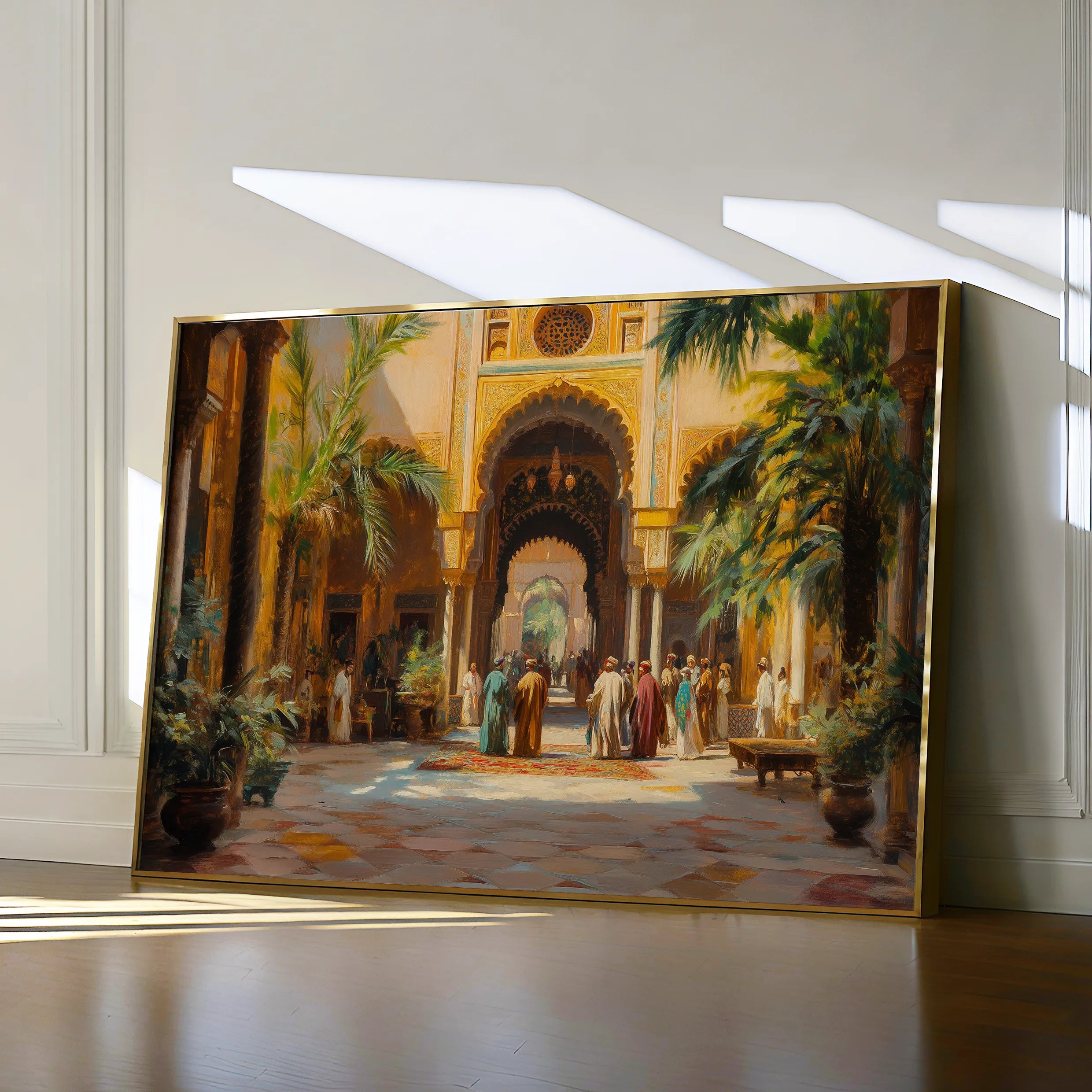 Orientalist 026 Canvas Art 18" x 24" / 45 x 60 cm / Black