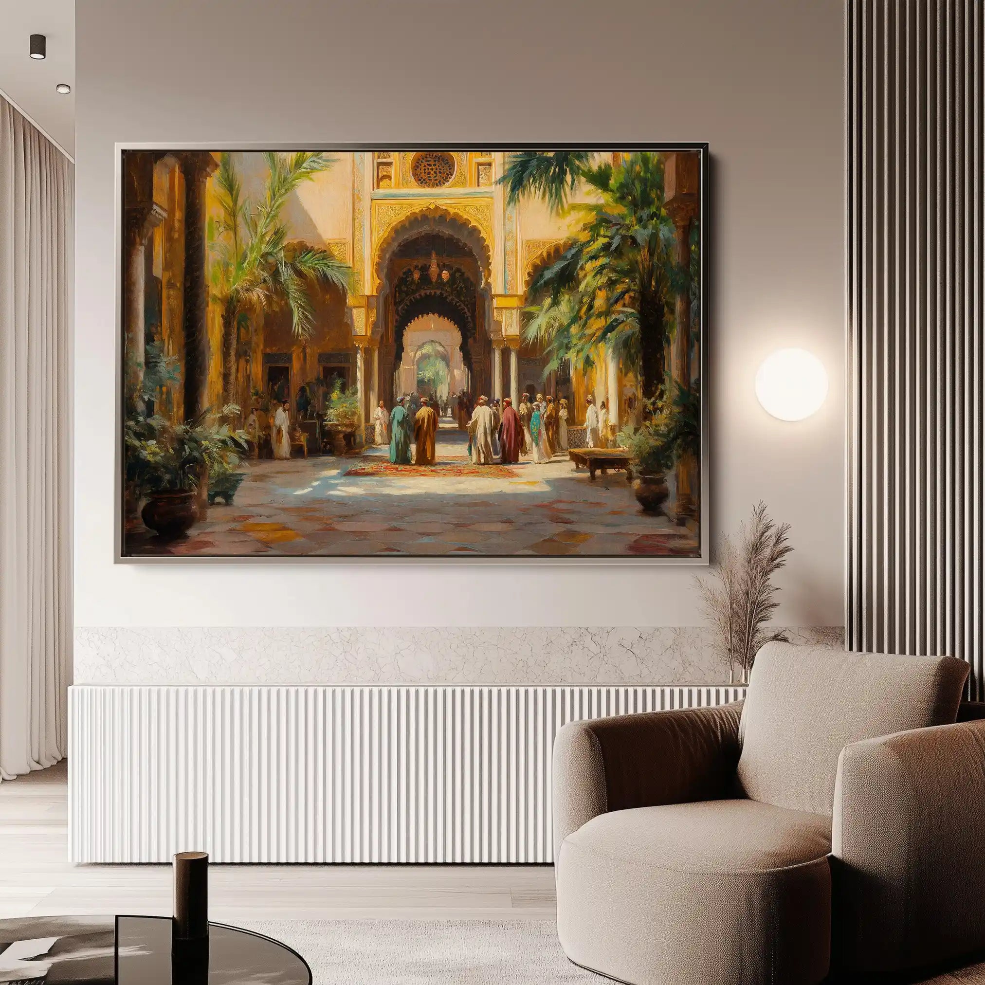 Orientalist 026 Canvas Art 60 x 40 cm / Black