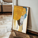 Portrait 026 Canvas Art 18" x 24" / 45 x 60 cm / Black