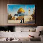 Palestine 026 Canvas Art 60 x 40 cm / Black