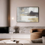 Abstract 027 Canvas Art 18" x 24" / 45 x 60 cm / Black
