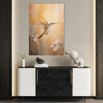 Animals 027 Canvas Art 18" x 24" / 45 x 60 cm / Black
