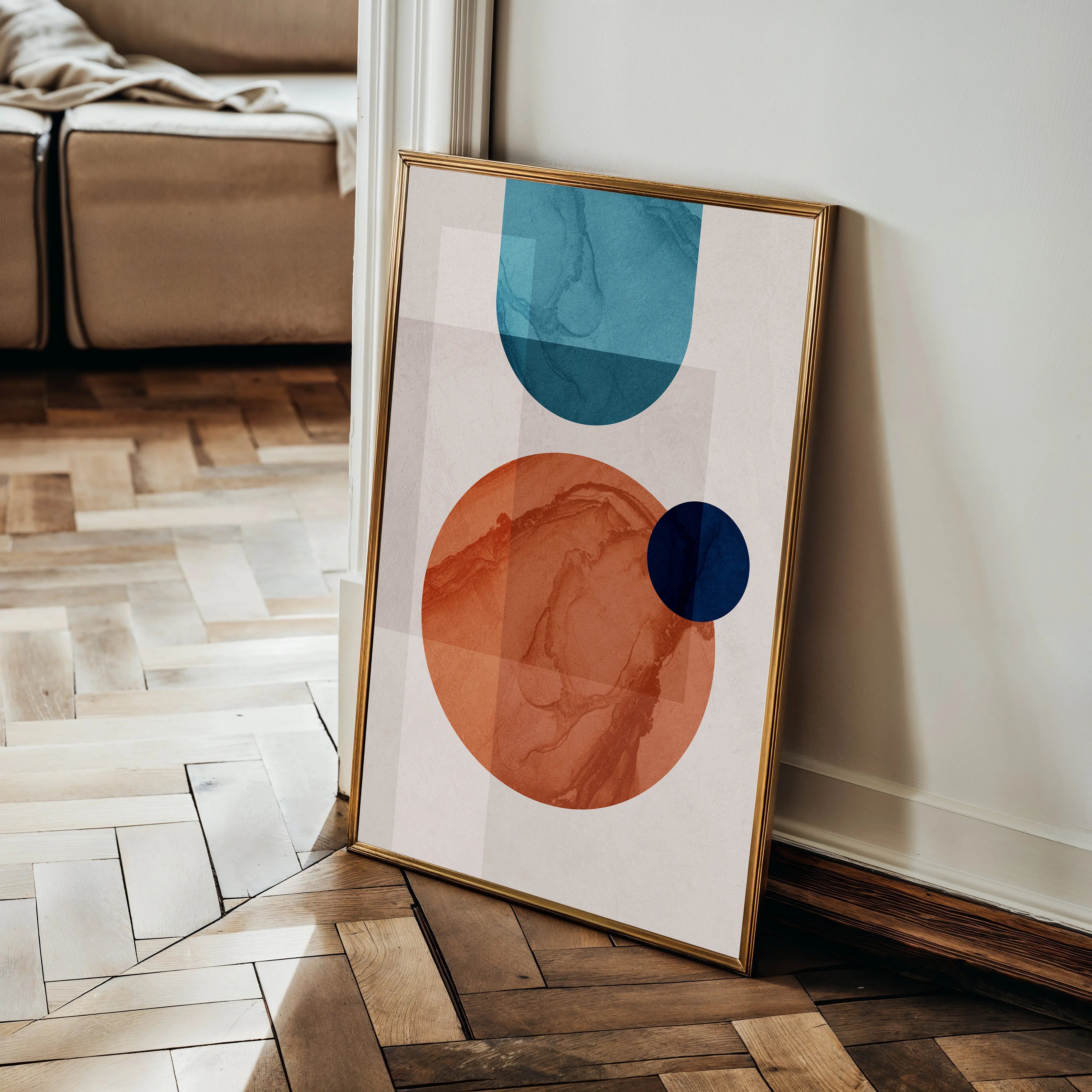 Boho 027 Canvas Art 18" x 24" / 45 x 60 cm / Black