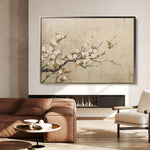 Floral 027 Canvas Art 18" x 24" / 45 x 60 cm / Black