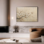 Floral 027 Canvas Art 18" x 24" / 45 x 60 cm / Black