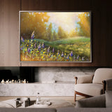 Landscape 027 Canvas Art 18" x 24" / 45 x 60 cm / Black