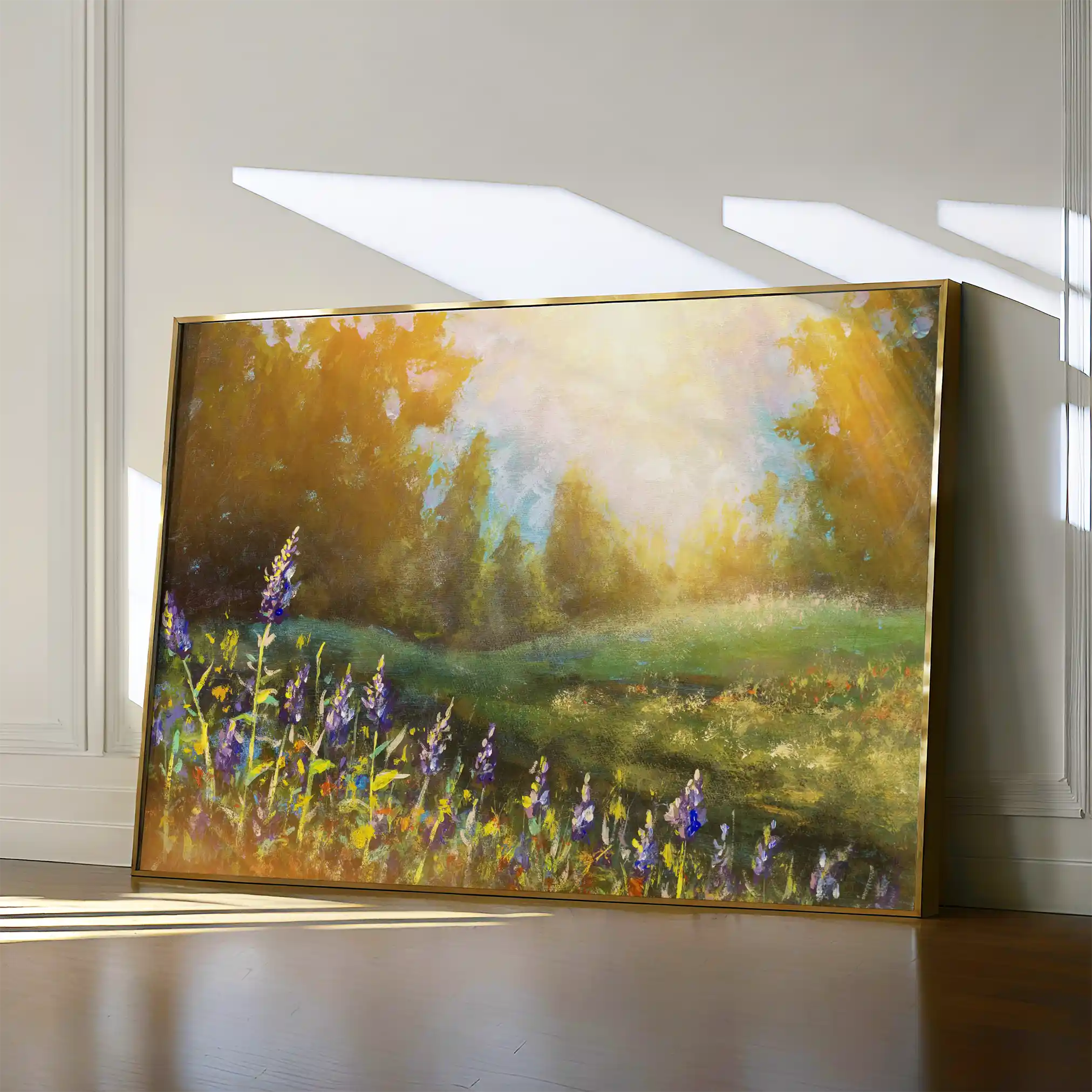 Landscape 027 Canvas Art 60 x 40 cm / Black