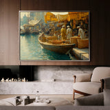 Orientalist 027 Canvas Art 18" x 24" / 45 x 60 cm / Black
