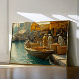 Orientalist 027 Canvas Art 18" x 24" / 45 x 60 cm / Black