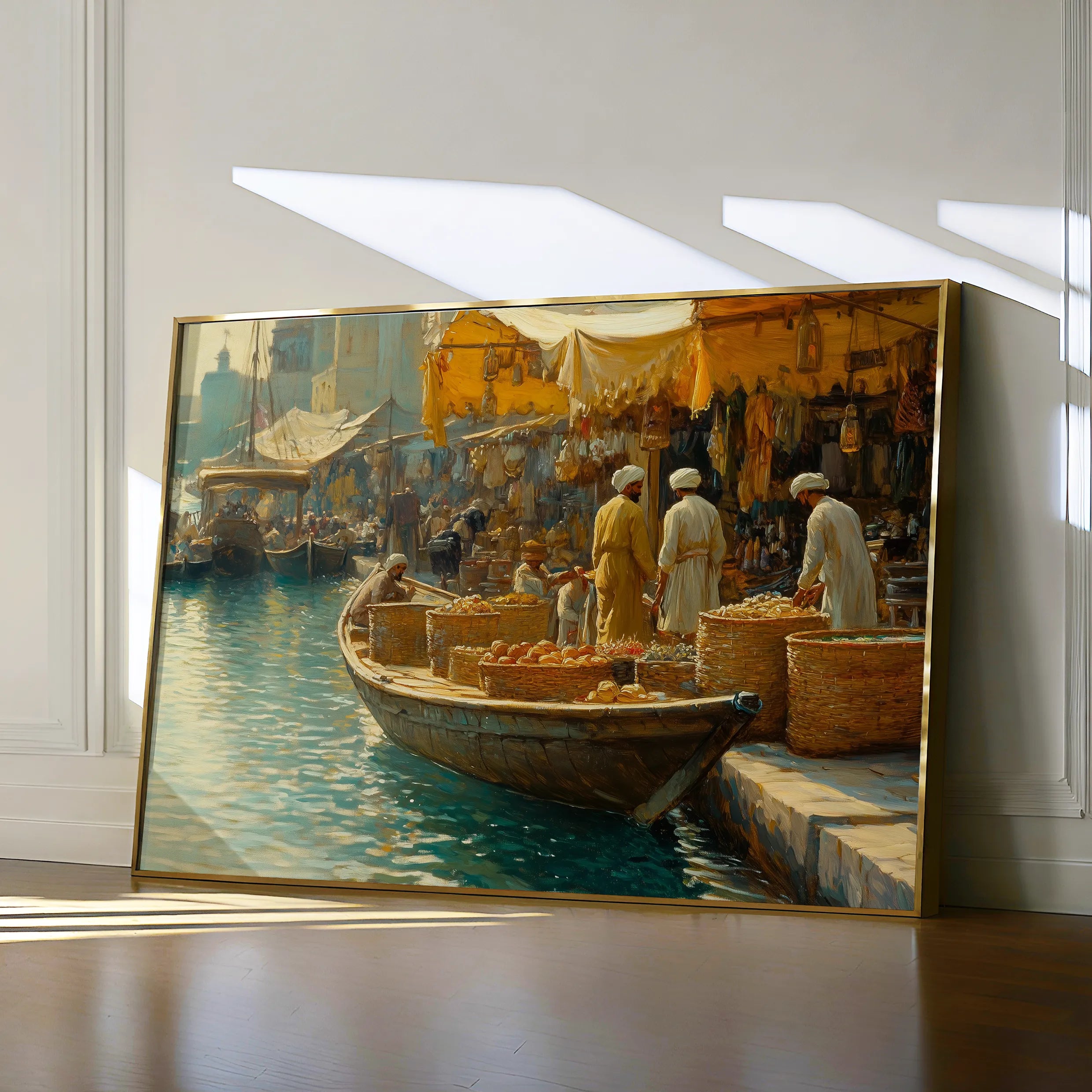 Orientalist 027 Canvas Art 18" x 24" / 45 x 60 cm / Black