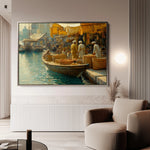 Orientalist 027 Canvas Art 18" x 24" / 45 x 60 cm / Black