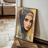 Portrait 027 Canvas Art 18" x 24" / 45 x 60 cm / Black