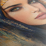 Portrait 027 Canvas Art 18" x 24" / 45 x 60 cm / Black