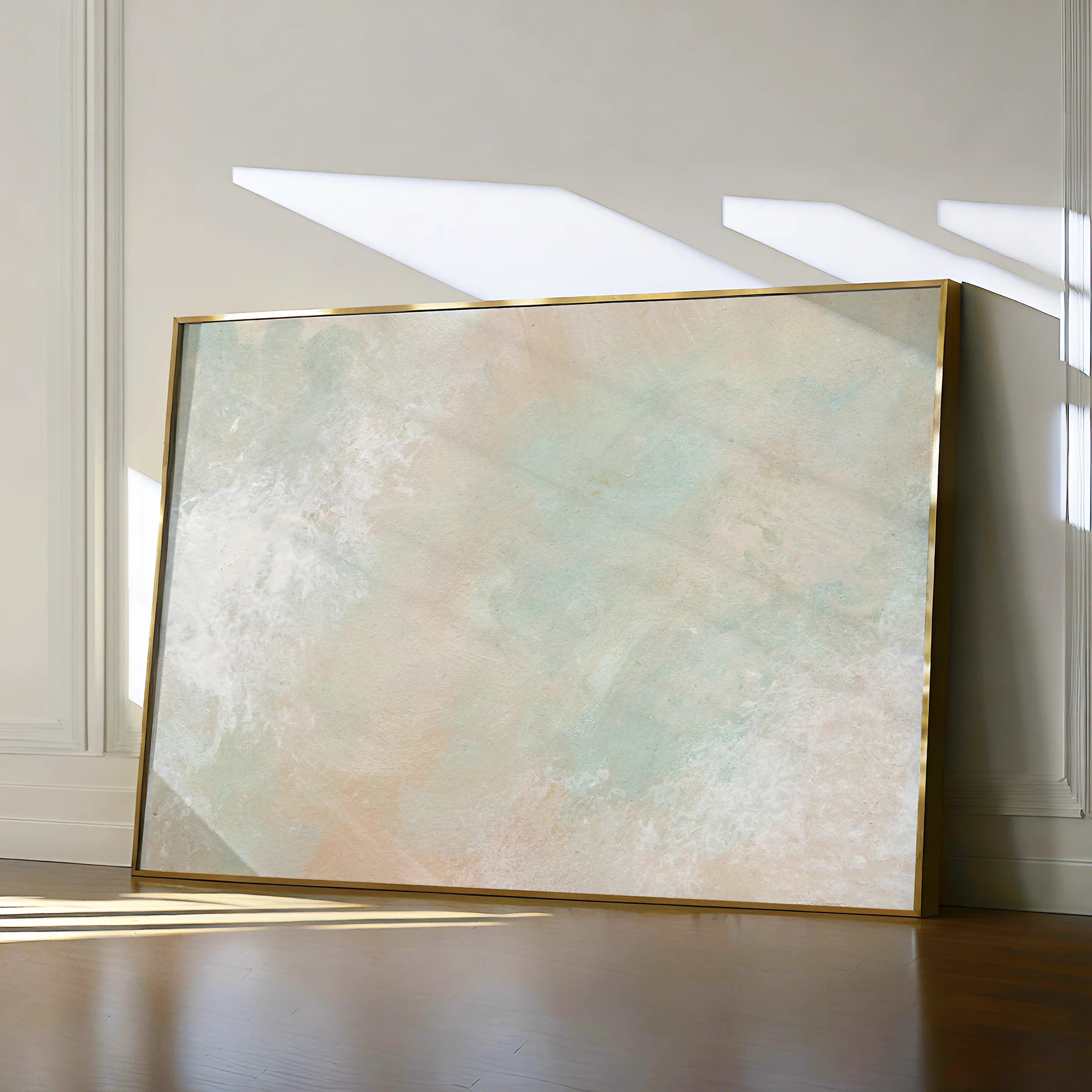 Abstract 028 Canvas Art 18" x 24" / 45 x 60 cm / Black