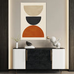 Boho 028 Canvas Art 18" x 24" / 45 x 60 cm / Black
