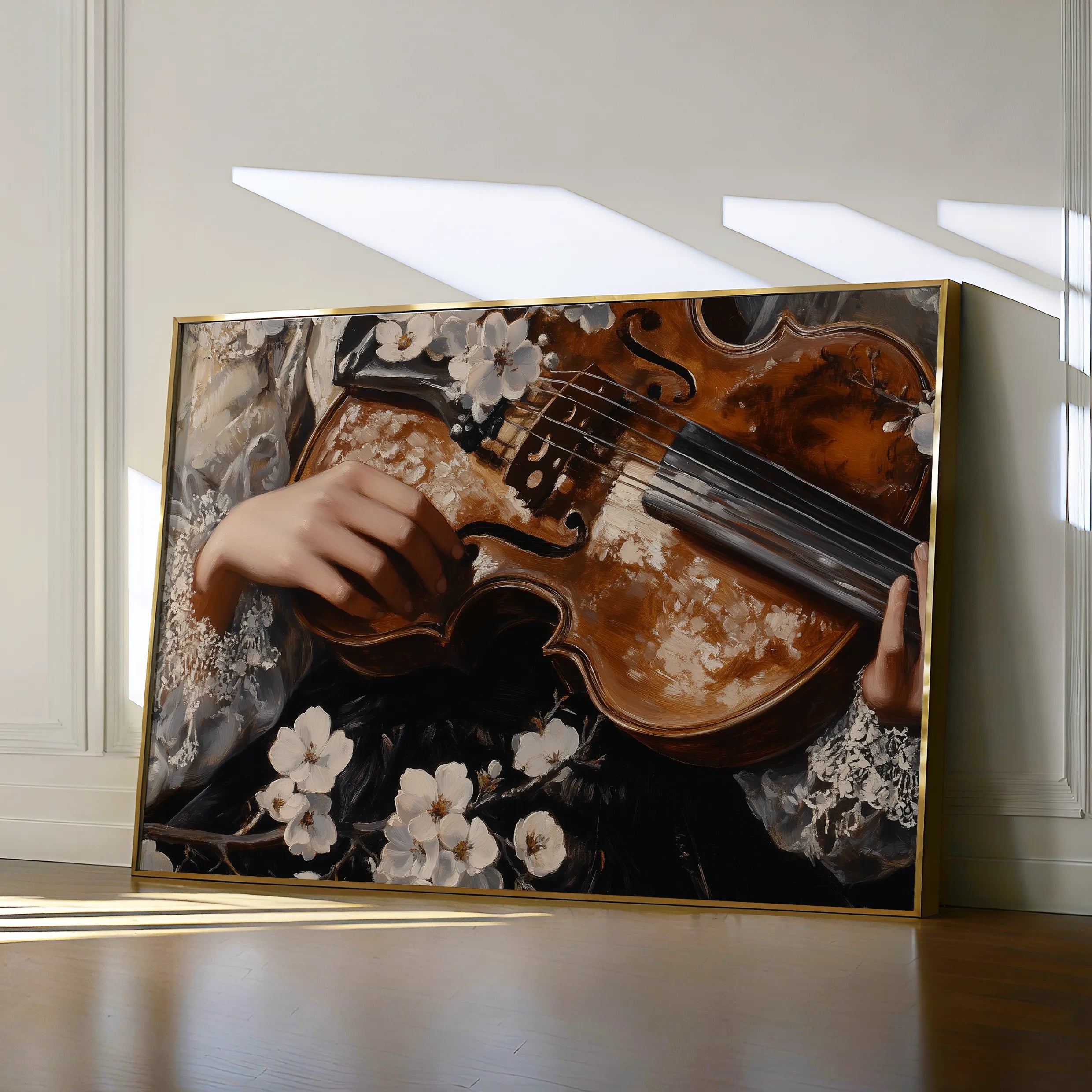 Classic 028 Canvas Art 18" x 24" / 45 x 60 cm / Black