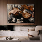 Classic 028 Canvas Art 18" x 24" / 45 x 60 cm / Black