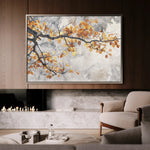 Floral 028 Canvas Art 18" x 24" / 45 x 60 cm / Black