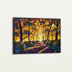 Landscape 028 Canvas Art 18" x 24" / 45 x 60 cm / Black