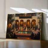 Orientalist 028 Canvas Art 18" x 24" / 45 x 60 cm / Black