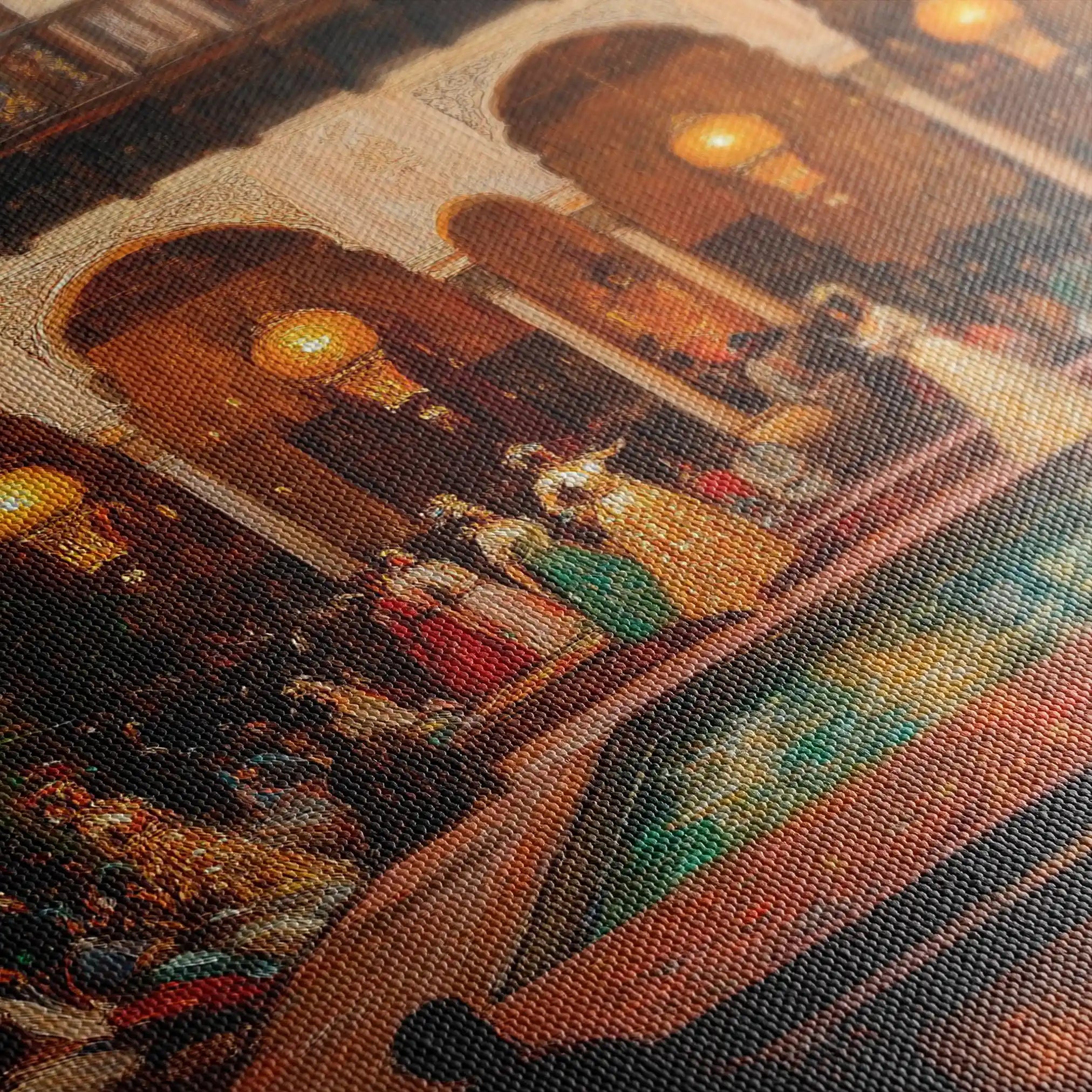 Orientalist 028 Canvas Art 60 x 40 cm / Black