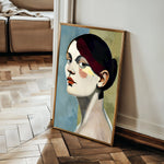 Portrait 028 Canvas Art 18" x 24" / 45 x 60 cm / Black