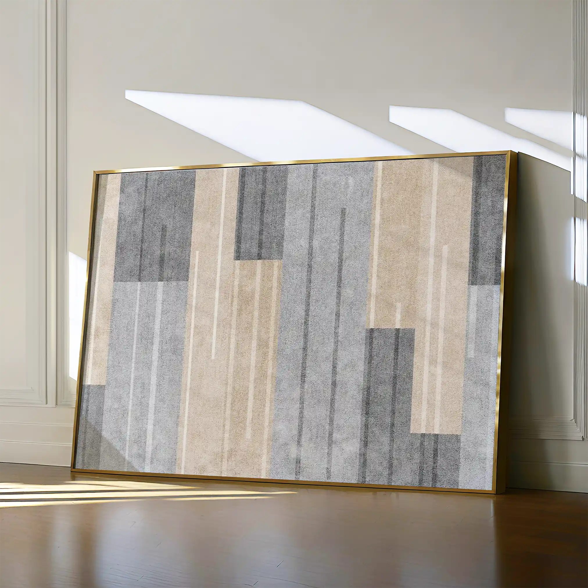 Abstract 029 Canvas Art 18" x 24" / 45 x 60 cm / Black