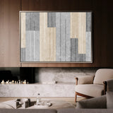 Abstract 029 Canvas Art 18" x 24" / 45 x 60 cm / Black
