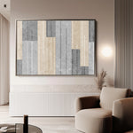 Abstract 029 Canvas Art 18" x 24" / 45 x 60 cm / Black