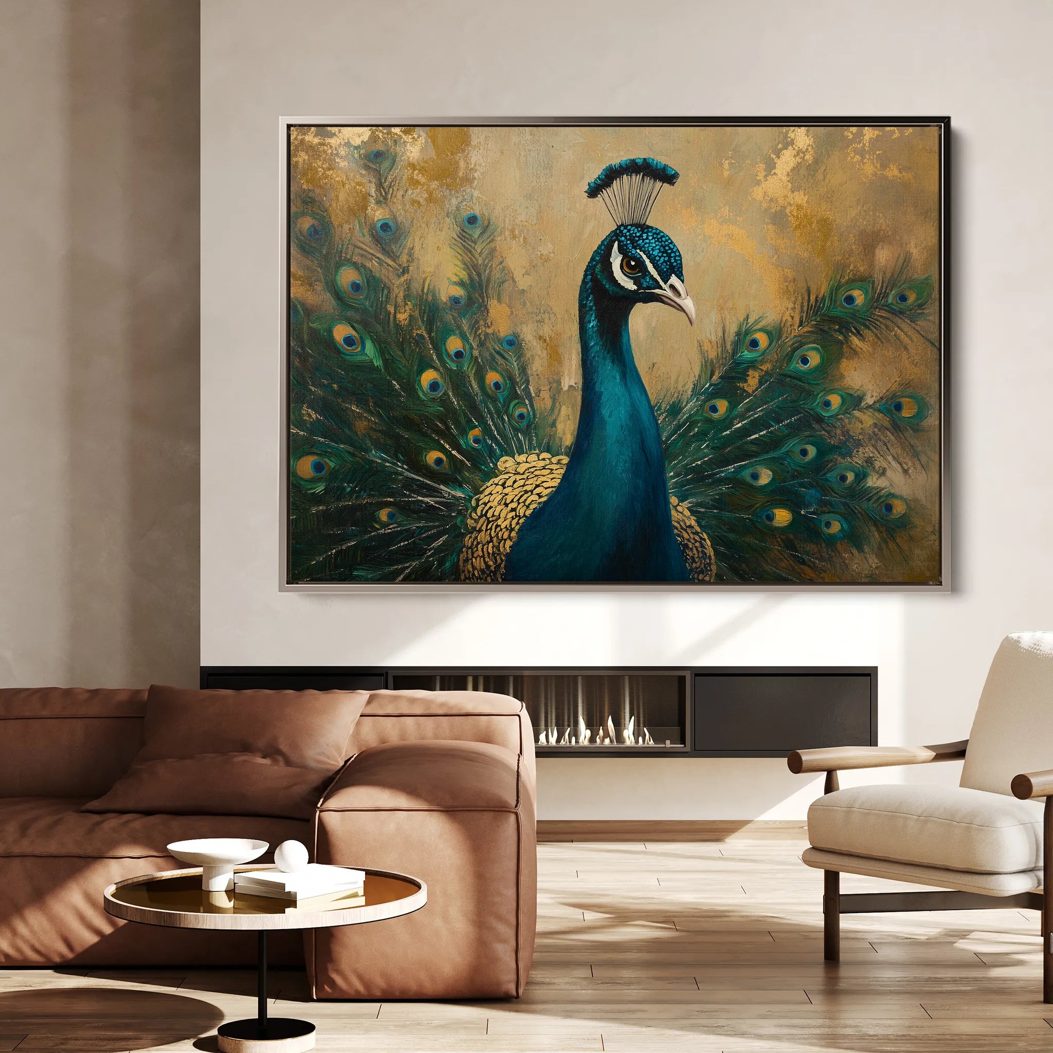 Animals 029 Canvas Art 18" x 24" / 45 x 60 cm / Black