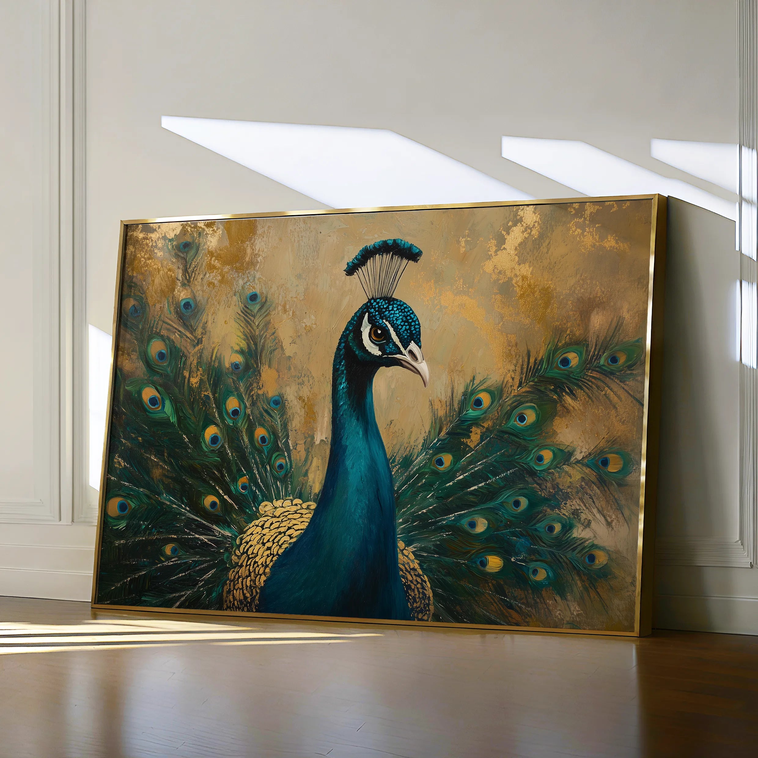 Animals 029 Canvas Art 18" x 24" / 45 x 60 cm / Black