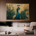 Animals 029 Canvas Art 18" x 24" / 45 x 60 cm / Black