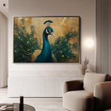 Animals 029 Canvas Art 18" x 24" / 45 x 60 cm / Black
