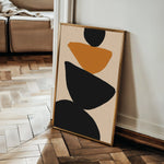 Boho 029 Canvas Art 18" x 24" / 45 x 60 cm / Black