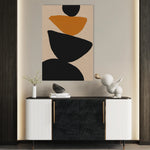 Boho 029 Canvas Art 18" x 24" / 45 x 60 cm / Black