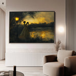 Classic 029 Canvas Art 18" x 24" / 45 x 60 cm / Black
