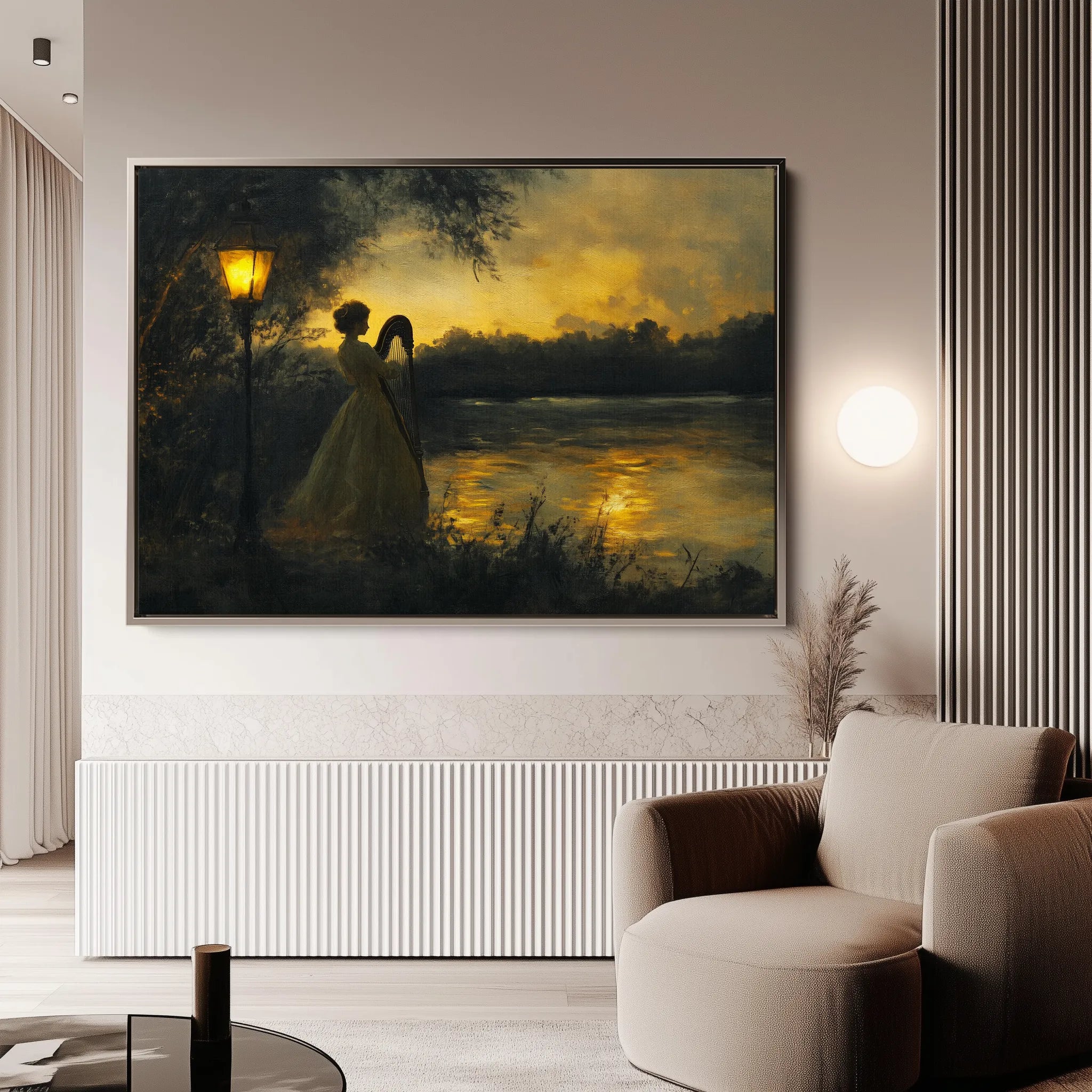 Classic 029 Canvas Art 18" x 24" / 45 x 60 cm / Black