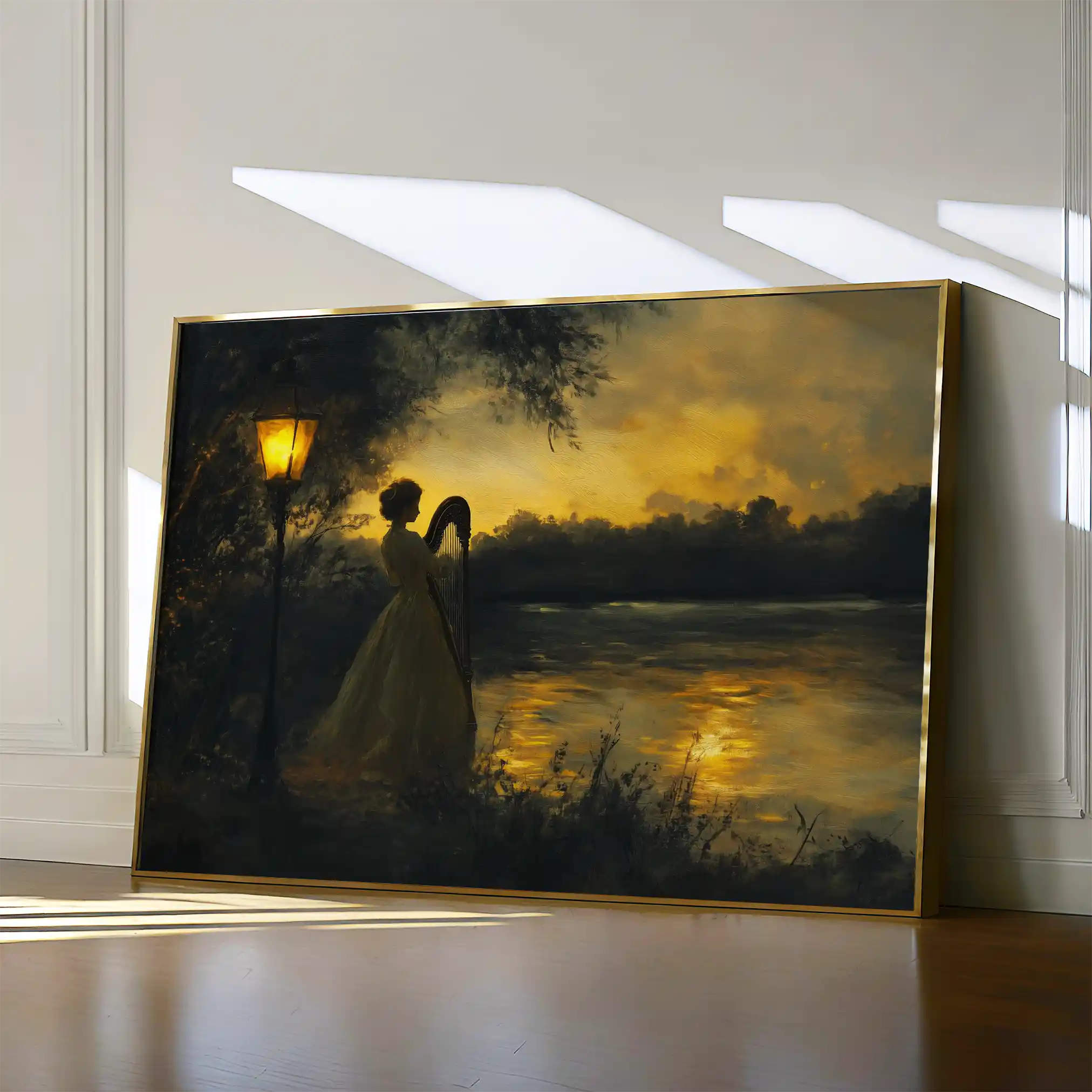 Classic 029 Canvas Art 18" x 24" / 45 x 60 cm / Black