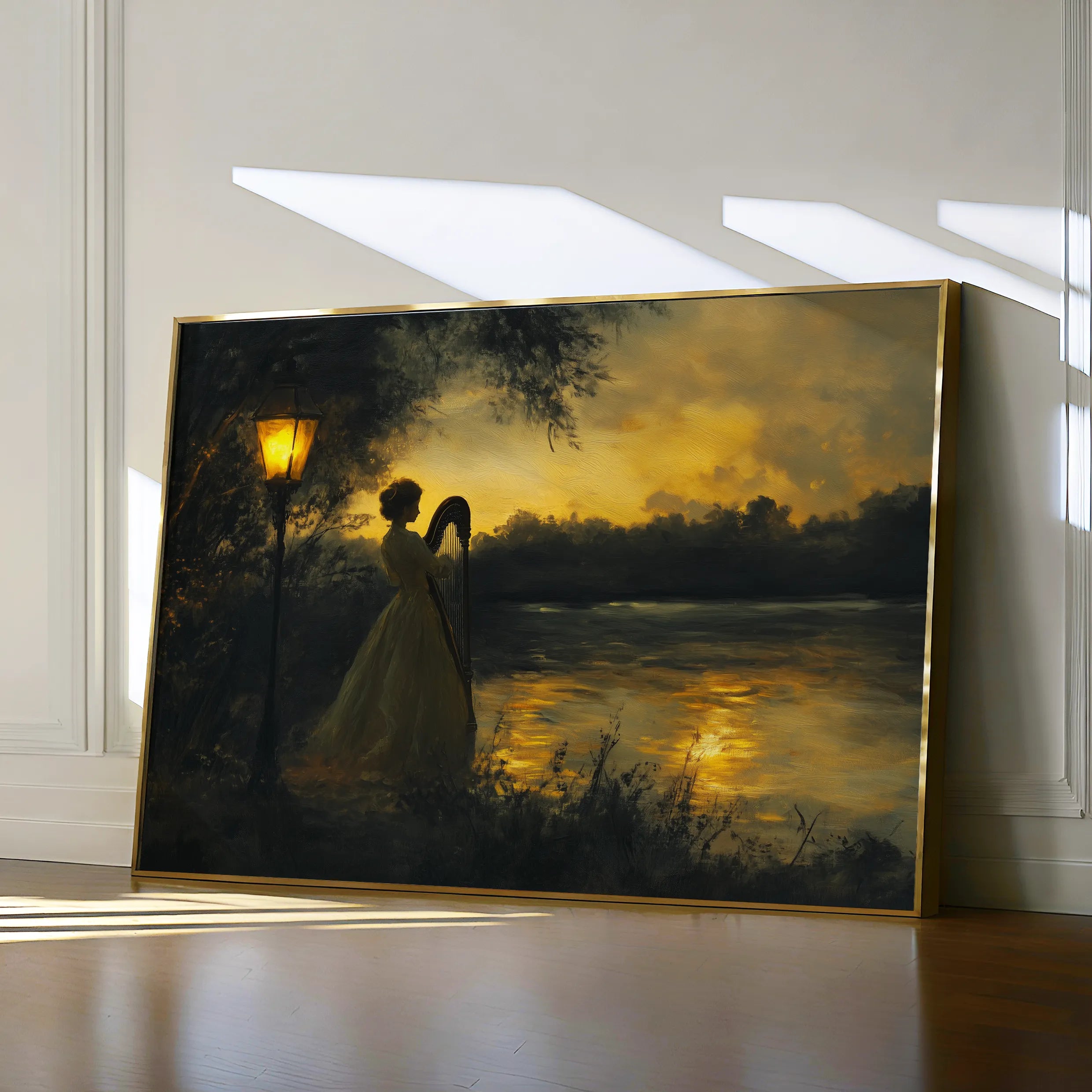 Classic 029 Canvas Art 18" x 24" / 45 x 60 cm / Black