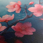 Floral 029 Canvas Art 18" x 24" / 45 x 60 cm / Black