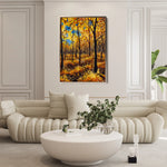 Landscape 029 Canvas Art 18" x 24" / 45 x 60 cm / Black