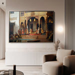 Orientalist 029 Canvas Art 18" x 24" / 45 x 60 cm / Black