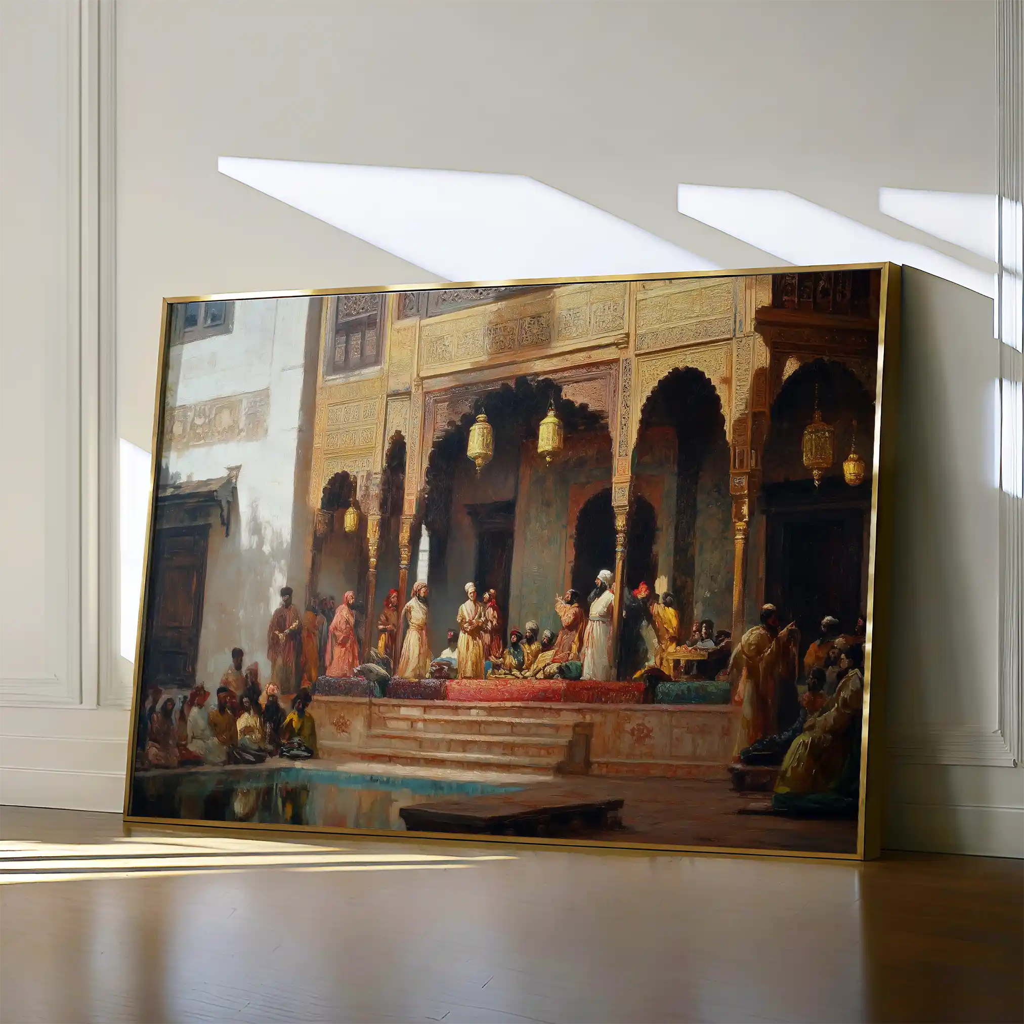 Orientalist 029 Canvas Art 60 x 40 cm / Black