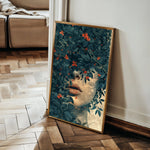 Portrait 029 Canvas Art 18" x 24" / 45 x 60 cm / Black