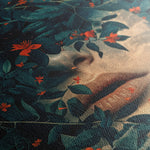 Portrait 029 Canvas Art 18" x 24" / 45 x 60 cm / Black