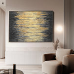 Abstract 030 Canvas Art 18" x 24" / 45 x 60 cm / Black