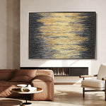 Abstract 030 Canvas Art 18" x 24" / 45 x 60 cm / Black